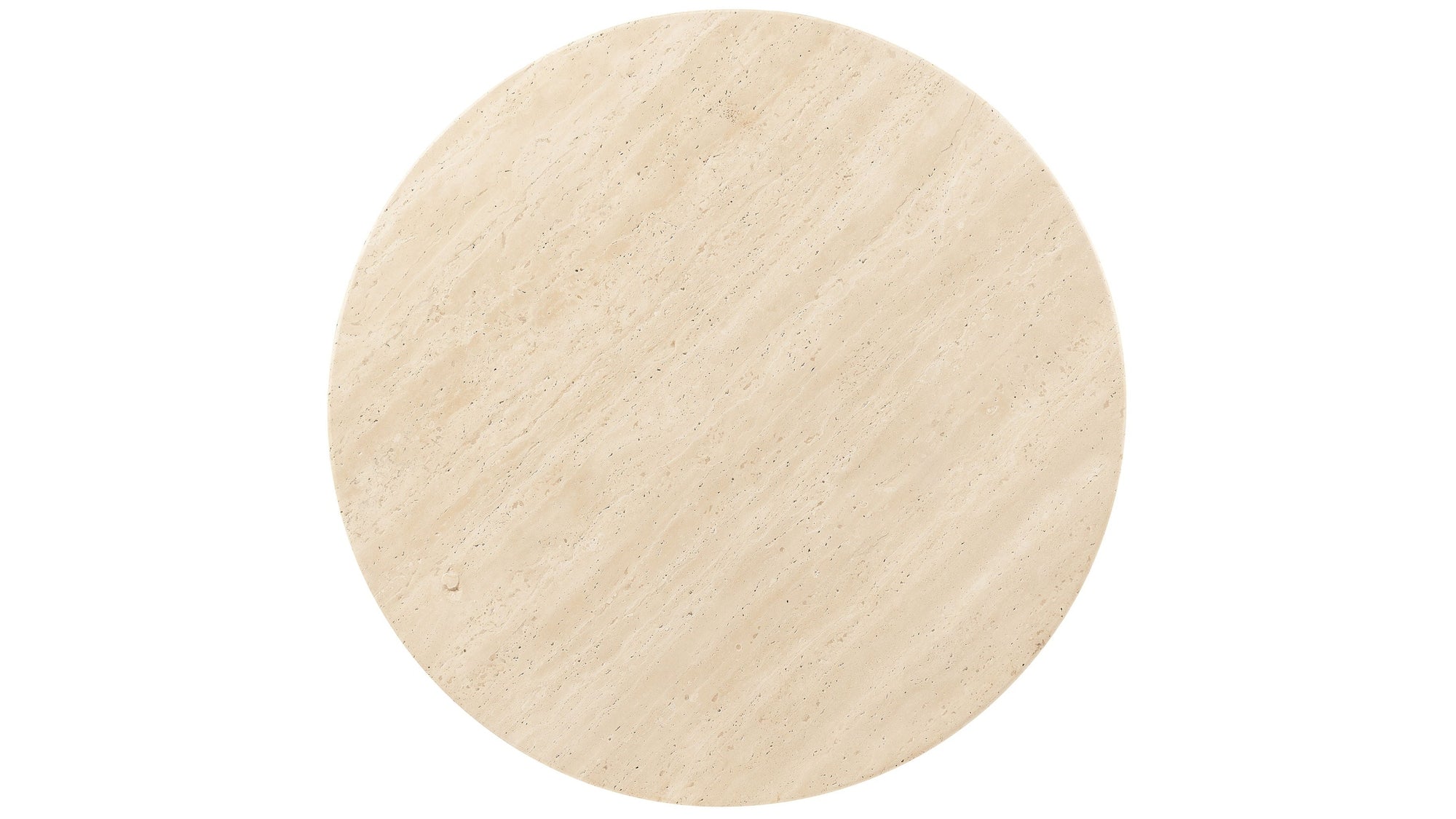 Driftwood - Round Side Table - Beige / Gray