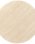 Driftwood - Round Side Table - Beige / Gray