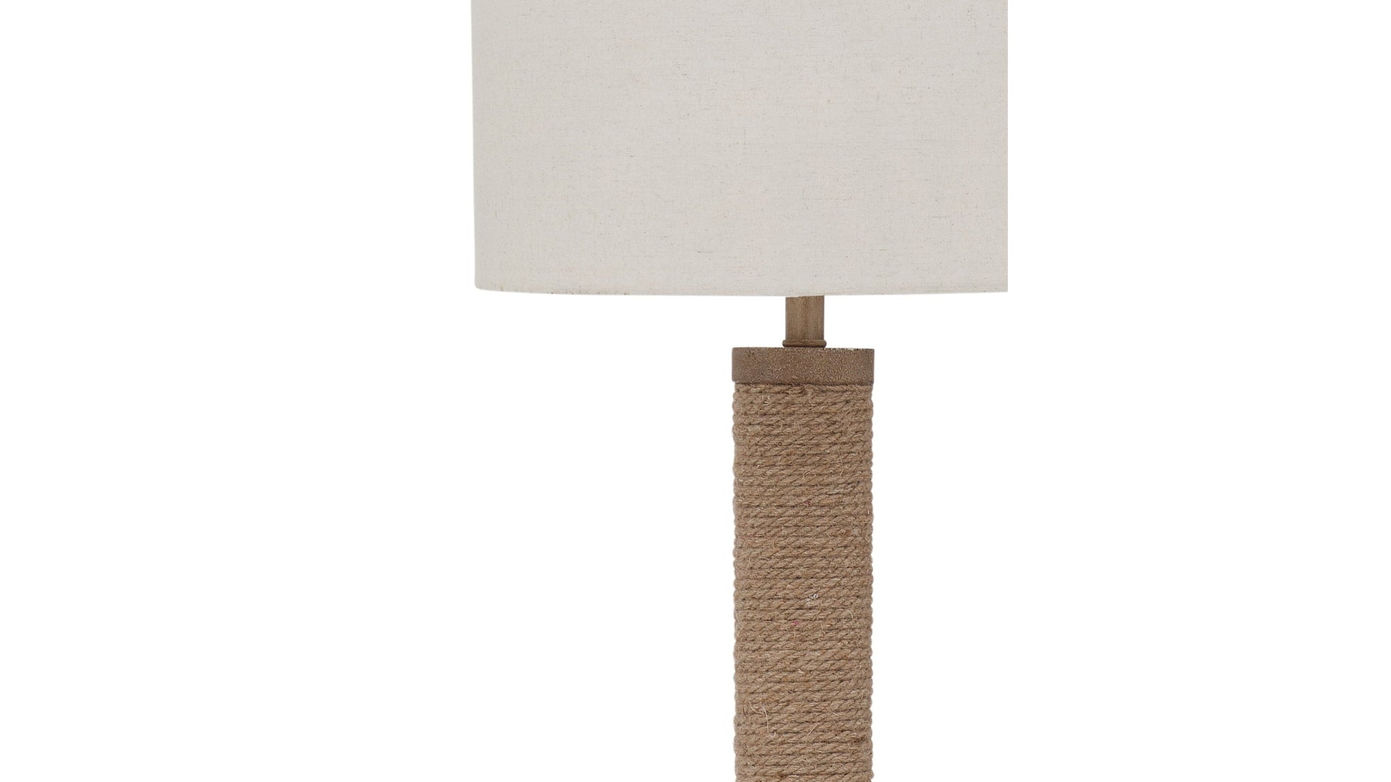 Chester - Floor Lamp - Natural / White