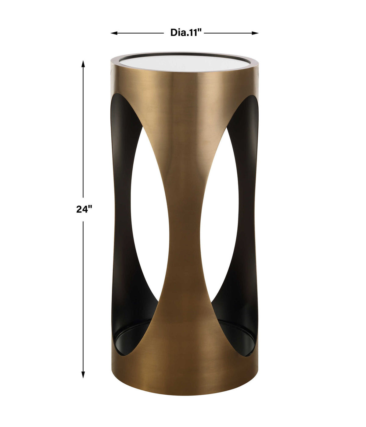 Achilles - Brass Drink Table