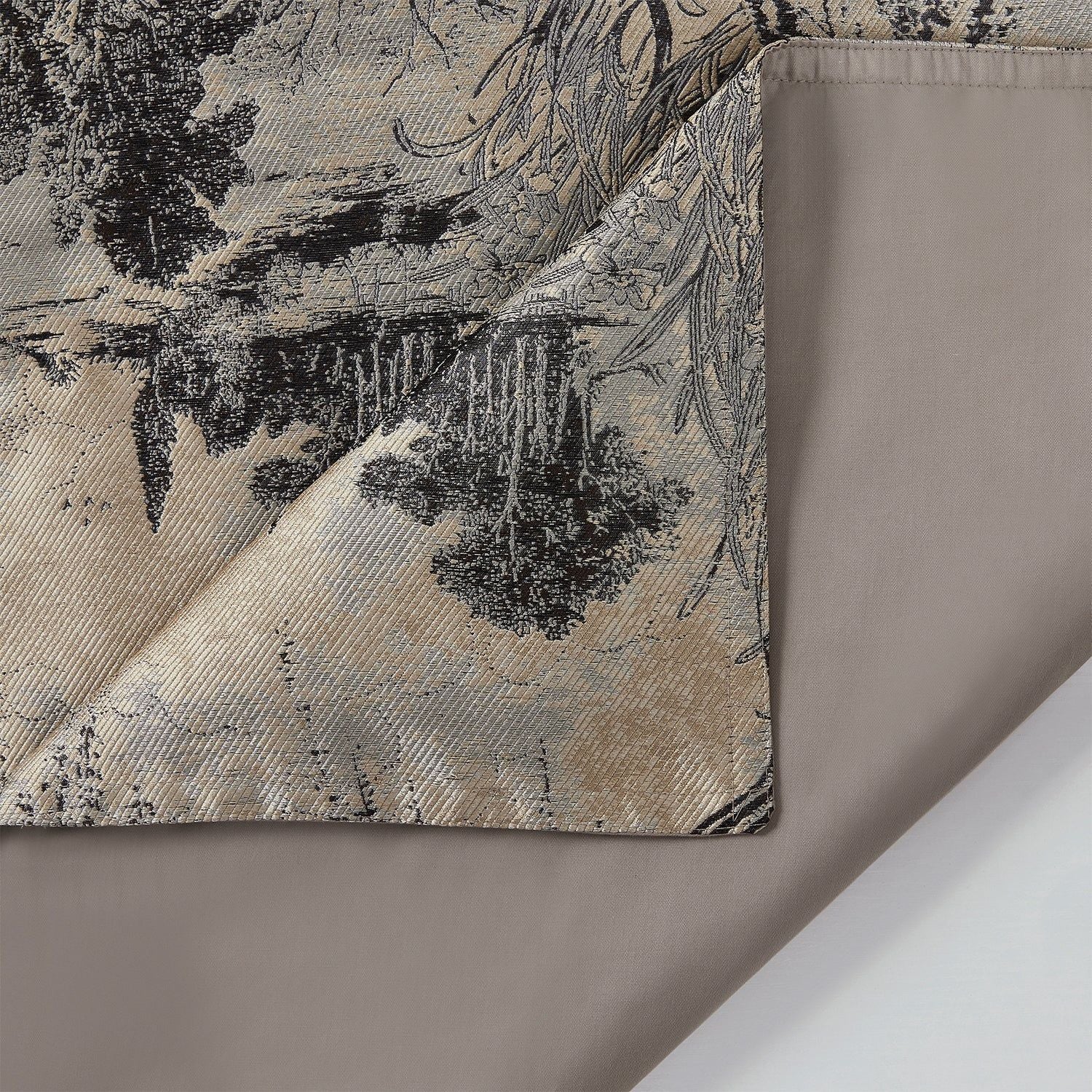 Pastoral Jacquard - Queen Duvet Cover Set (Set of 3) - Champagne