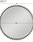 Taza - Round Iron Mirror