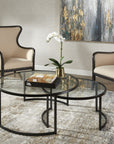 Rhea - Nesting Coffee Tables (Set of 2) - Black