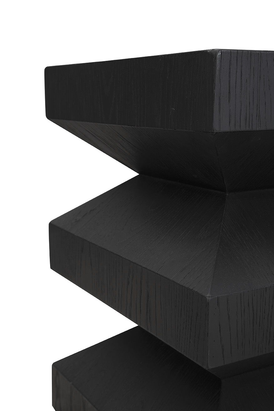 Plato's - End Table - Black