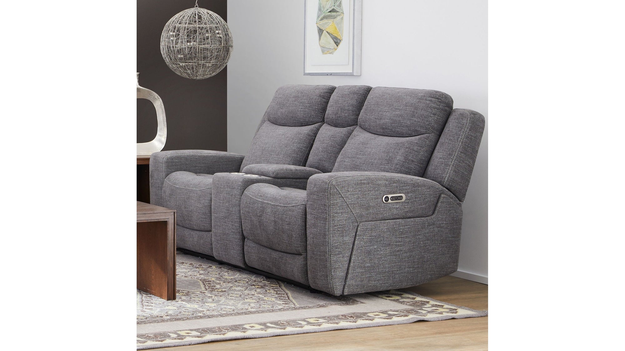 Ridge - Power Reclining Loveseat With Console And Power Headrests