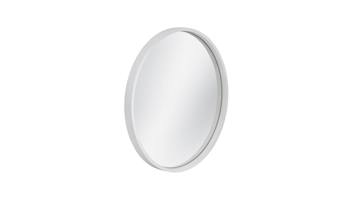 Cyprus - Wall Mirror - Glossy White