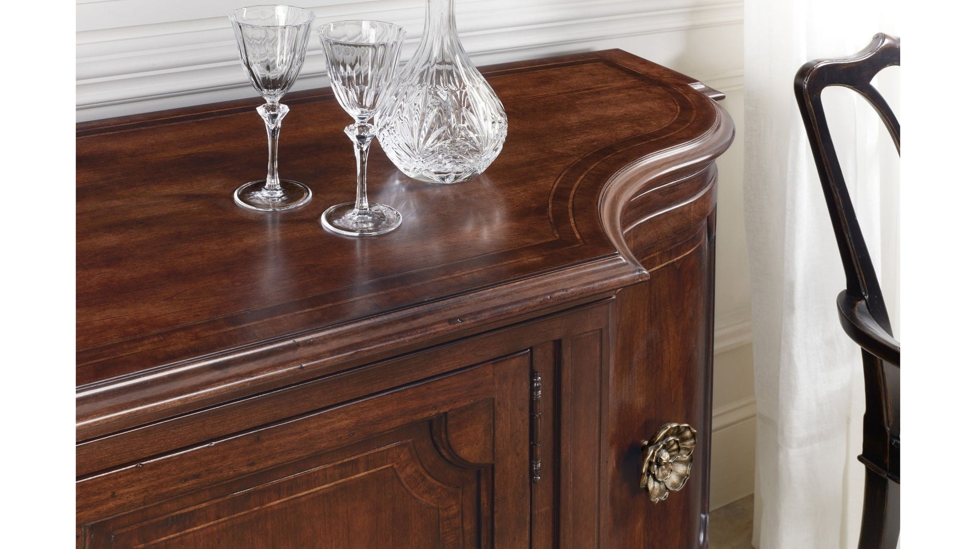 Charleston - Four-Door Buffet - Dark Brown