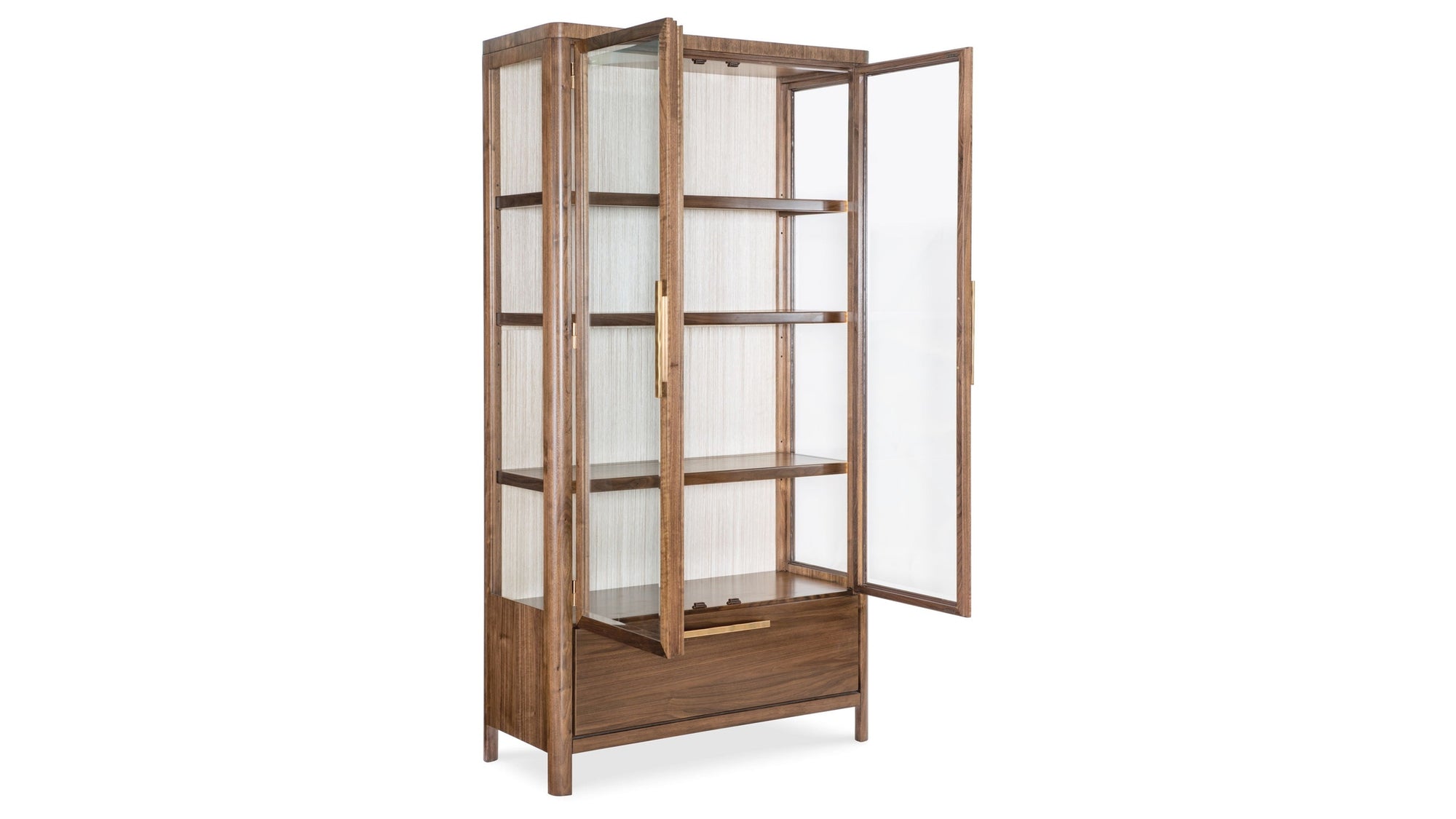 Eleana - Display Cabinet - Medium Wood