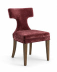 Oliver - Dining Chair Set of 2 - Burgundy Red