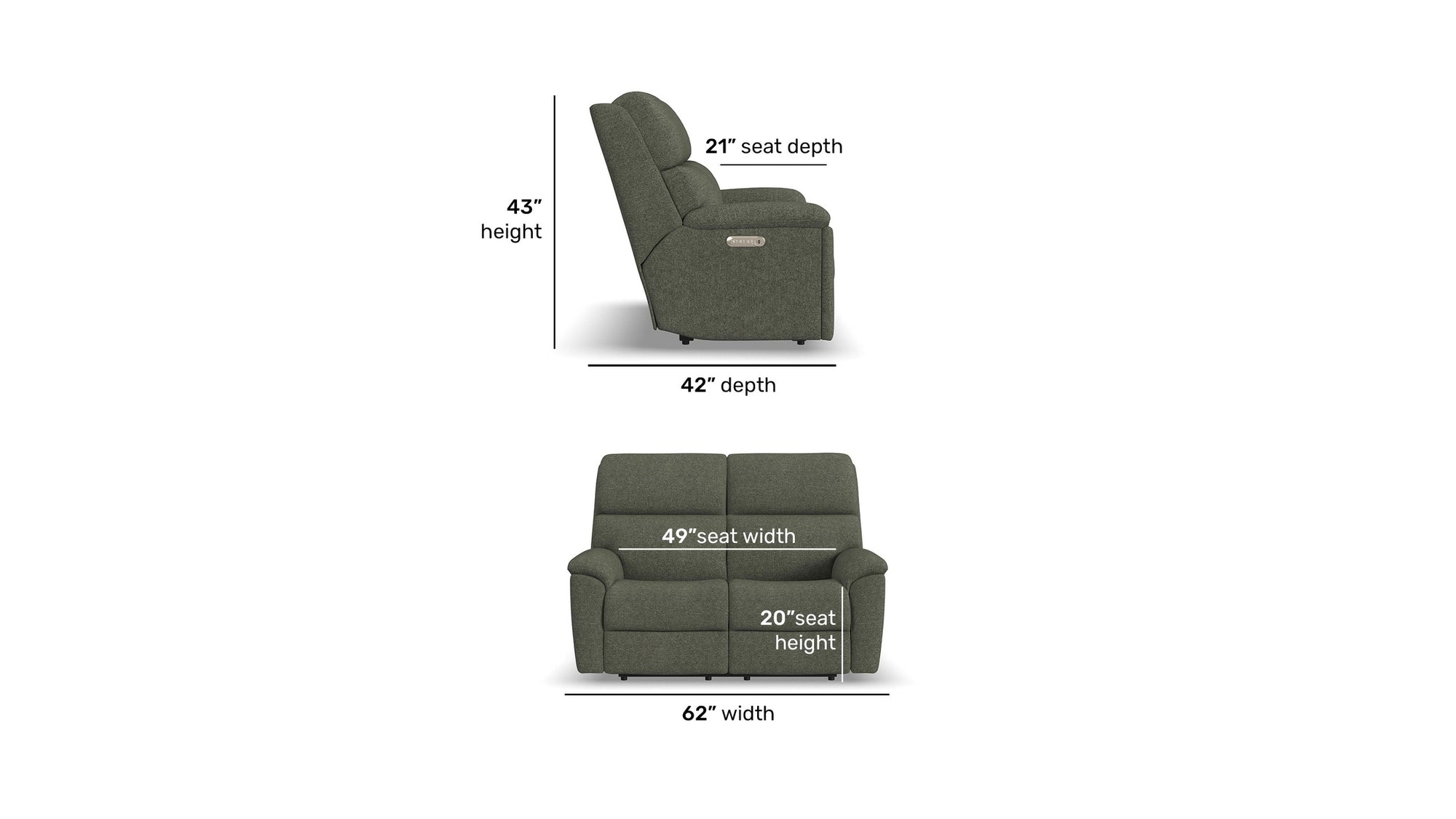 Porter - Power Reclining Loveseat With Power Headrest & Lumbar