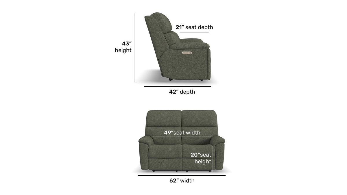 Porter - Power Reclining Loveseat With Power Headrest & Lumbar