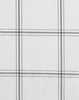 Windowpane - Queen Plaid Duvet Cover Set (Set of 3) - White