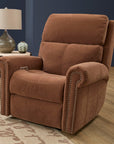 Bernard - Power Recliner With Power Headrest & Lumbar With Nailhed Trim