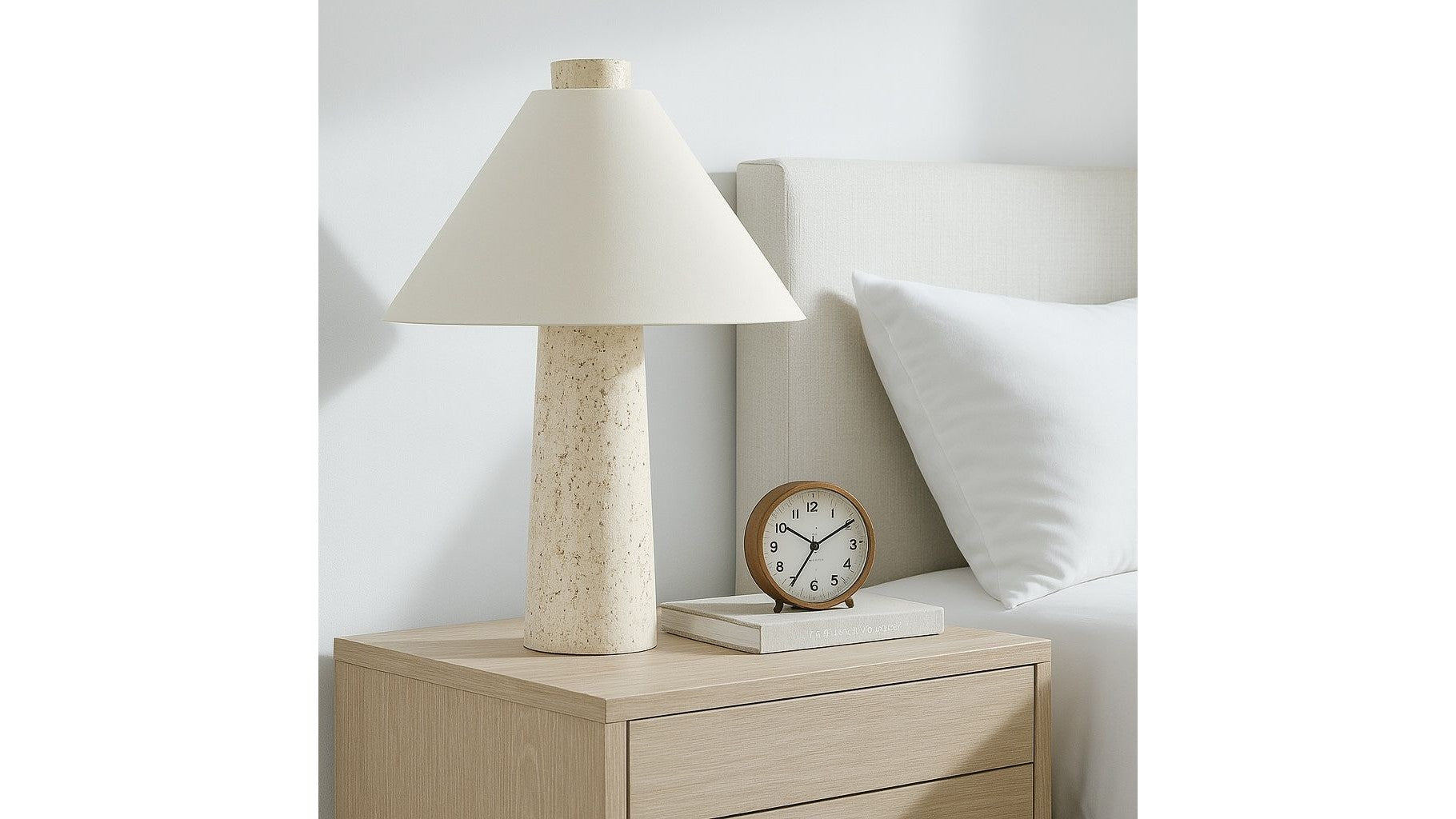 Berks - Table Lamp - Textured Cream