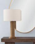 Adams - Table Lamp - Natural Rope / White