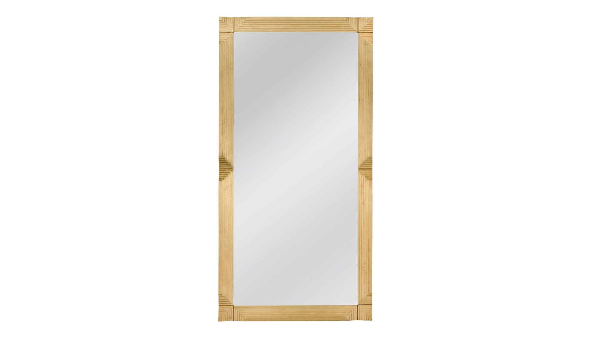 Mellstock - Floor Mirror - Brass Cladding