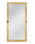 Mellstock - Floor Mirror - Brass Cladding