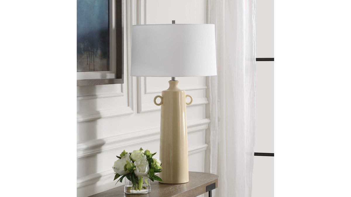 Florero - Pale Yellow Table Lamp