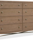 Sonnet - Eight-Drawer Dresser - Dark Gray