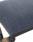 Firth - Rustic Bench - Navy