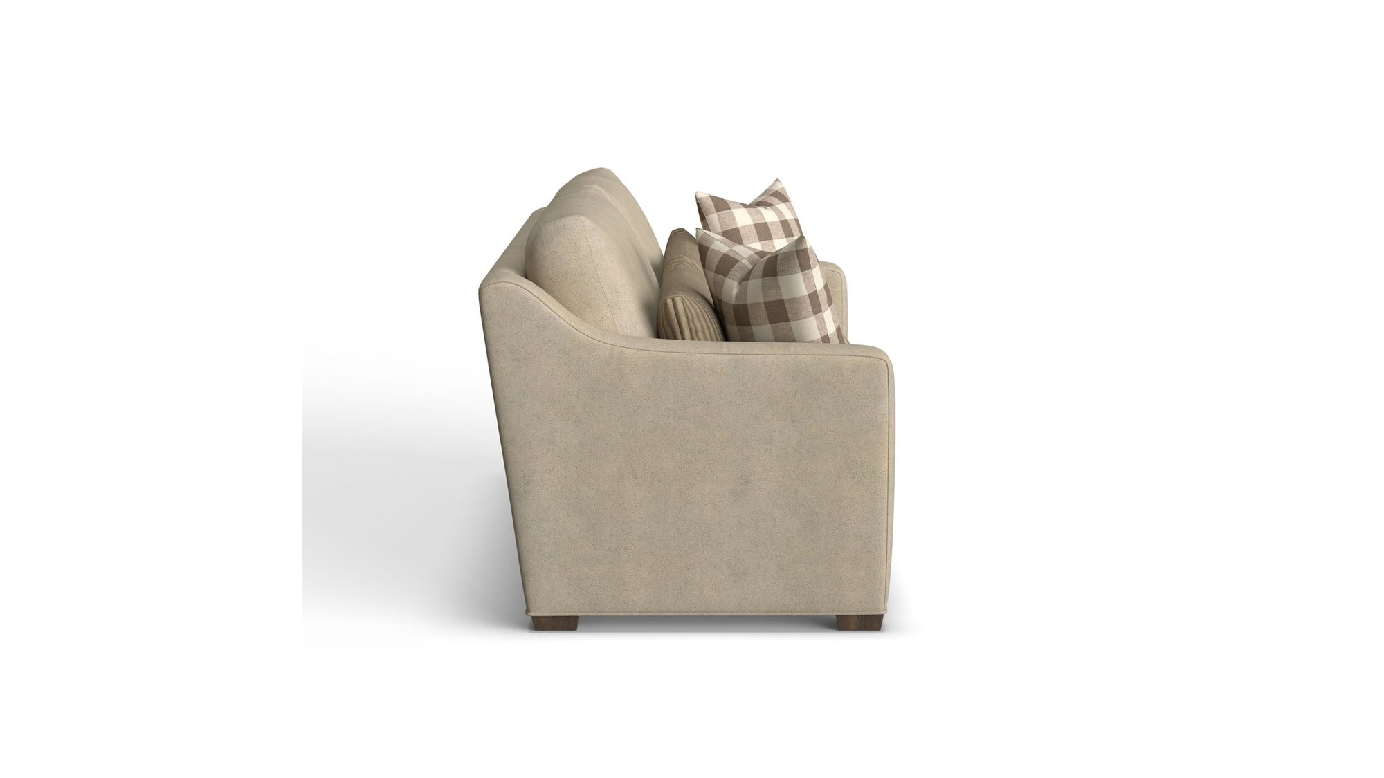 Milo - Fabric Two-Cushion Sofa With Nailhead Trim