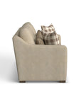Milo - Fabric Two-Cushion Sofa With Nailhead Trim
