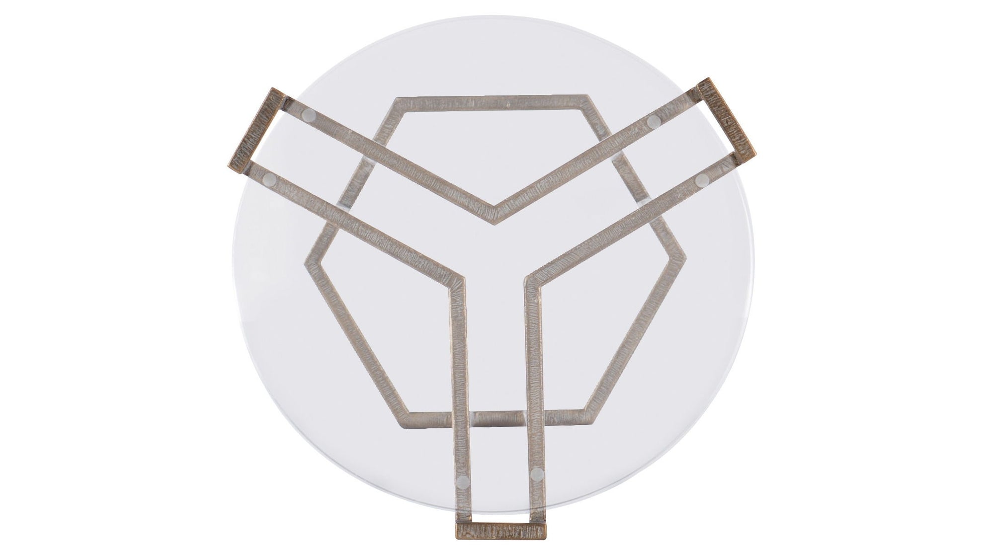 Melange - Grove Round End Table - Dark Brown