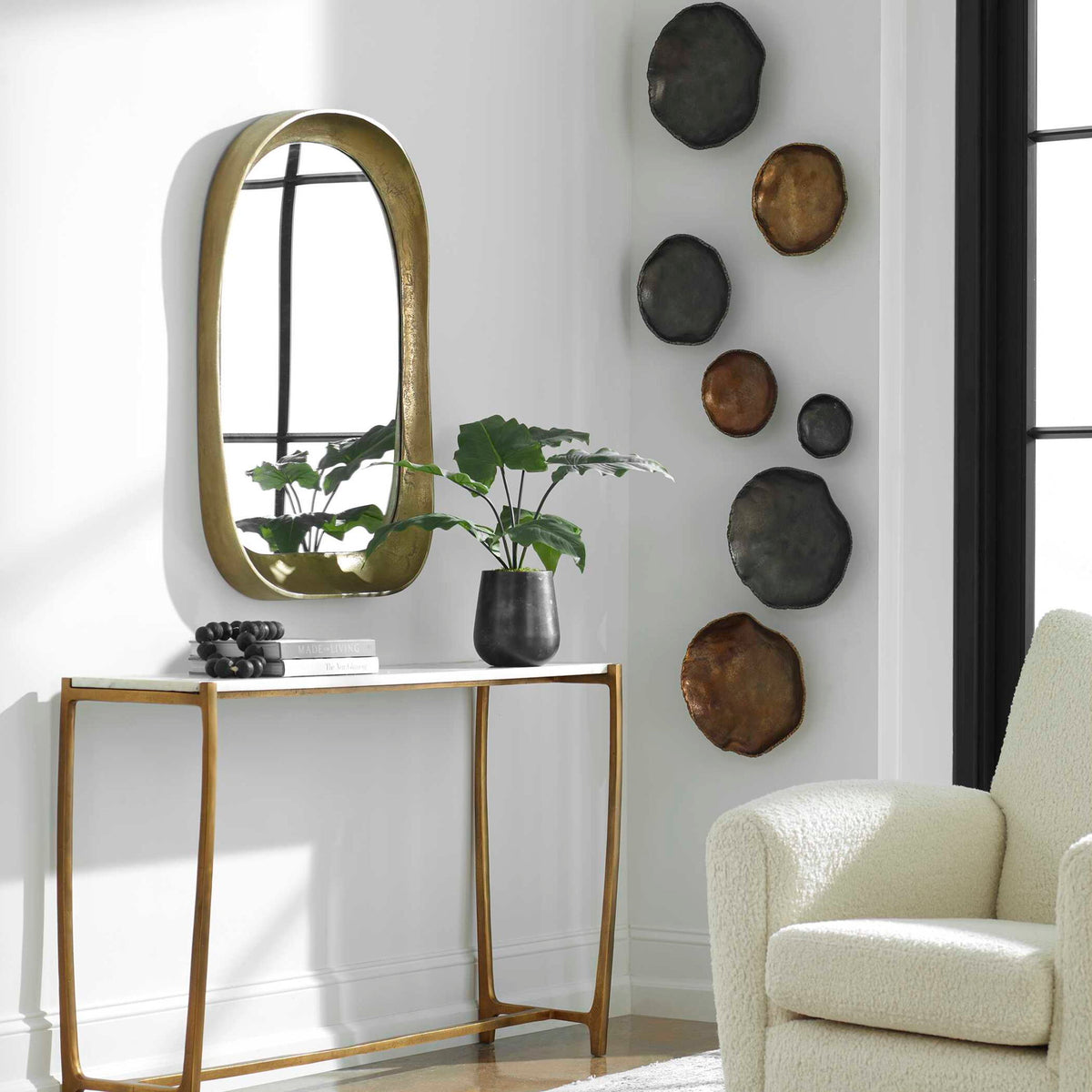 Lucky Coins - Wall Bowls (Set of 4)