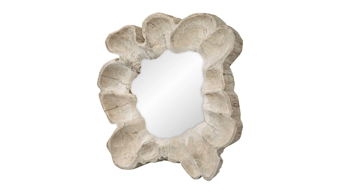 Ariadne - Round Mirror - Woodtone