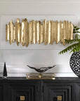 Lev - Metal Wall Decor - White & Gold