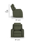 Felix - Power Recliner With Power Headrest, Lumbar, Heat & Massage