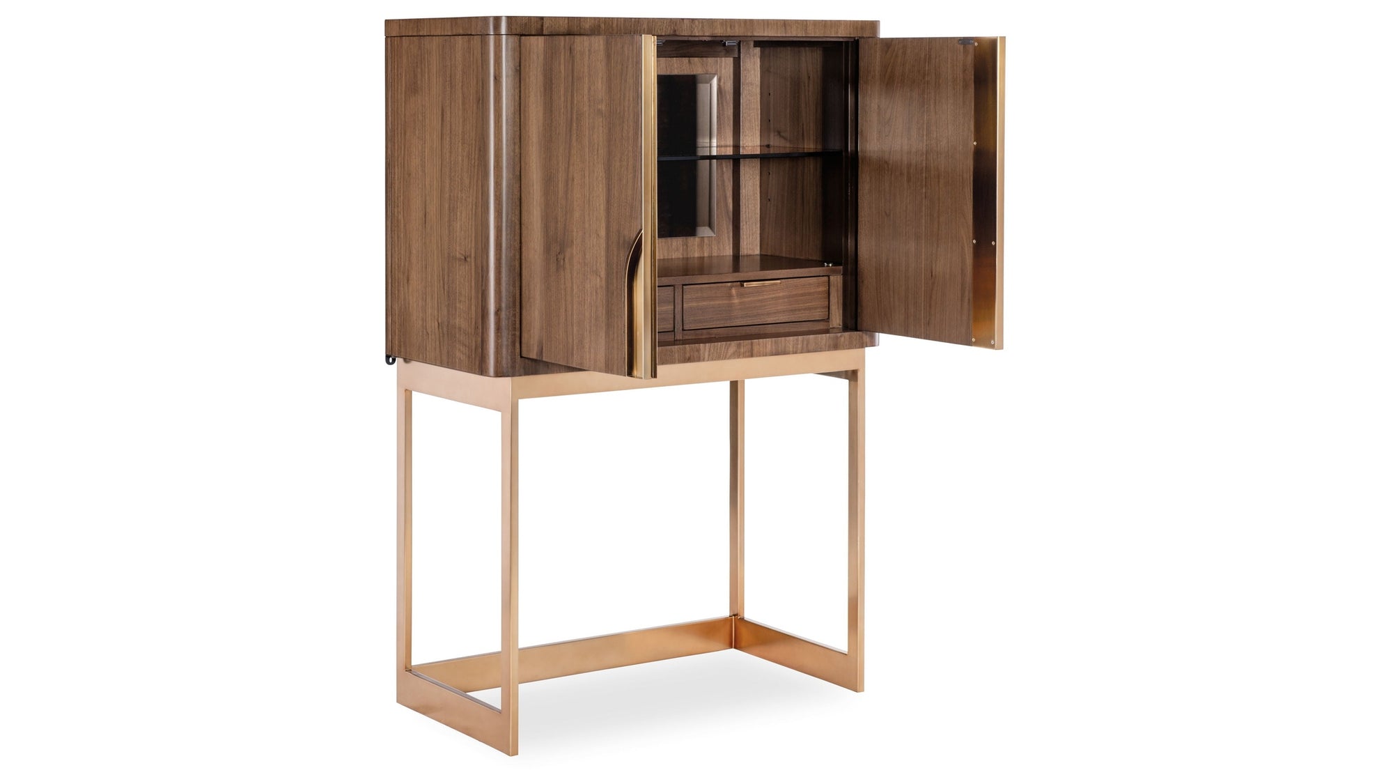 Eleana - Bar On Stand - Medium Wood