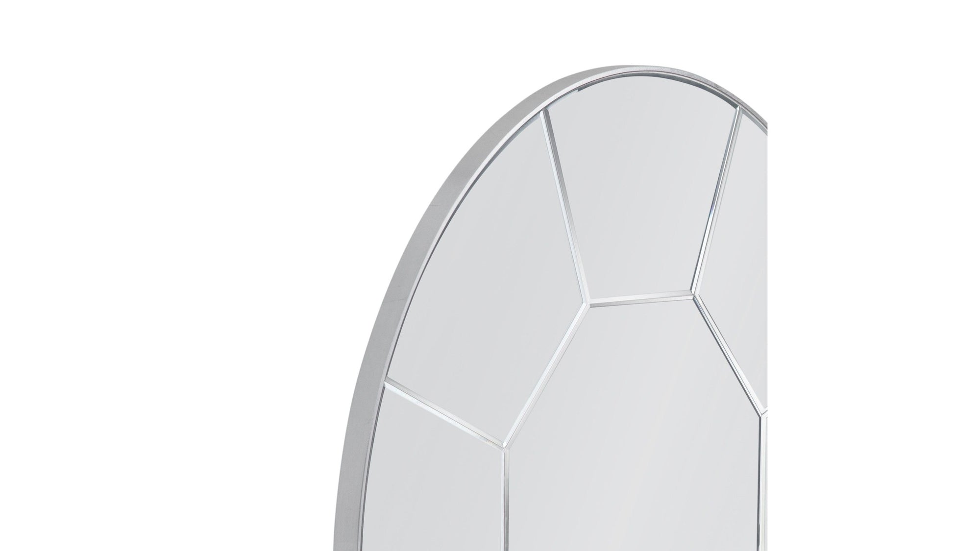 Facet - Wall Mirror - Silver