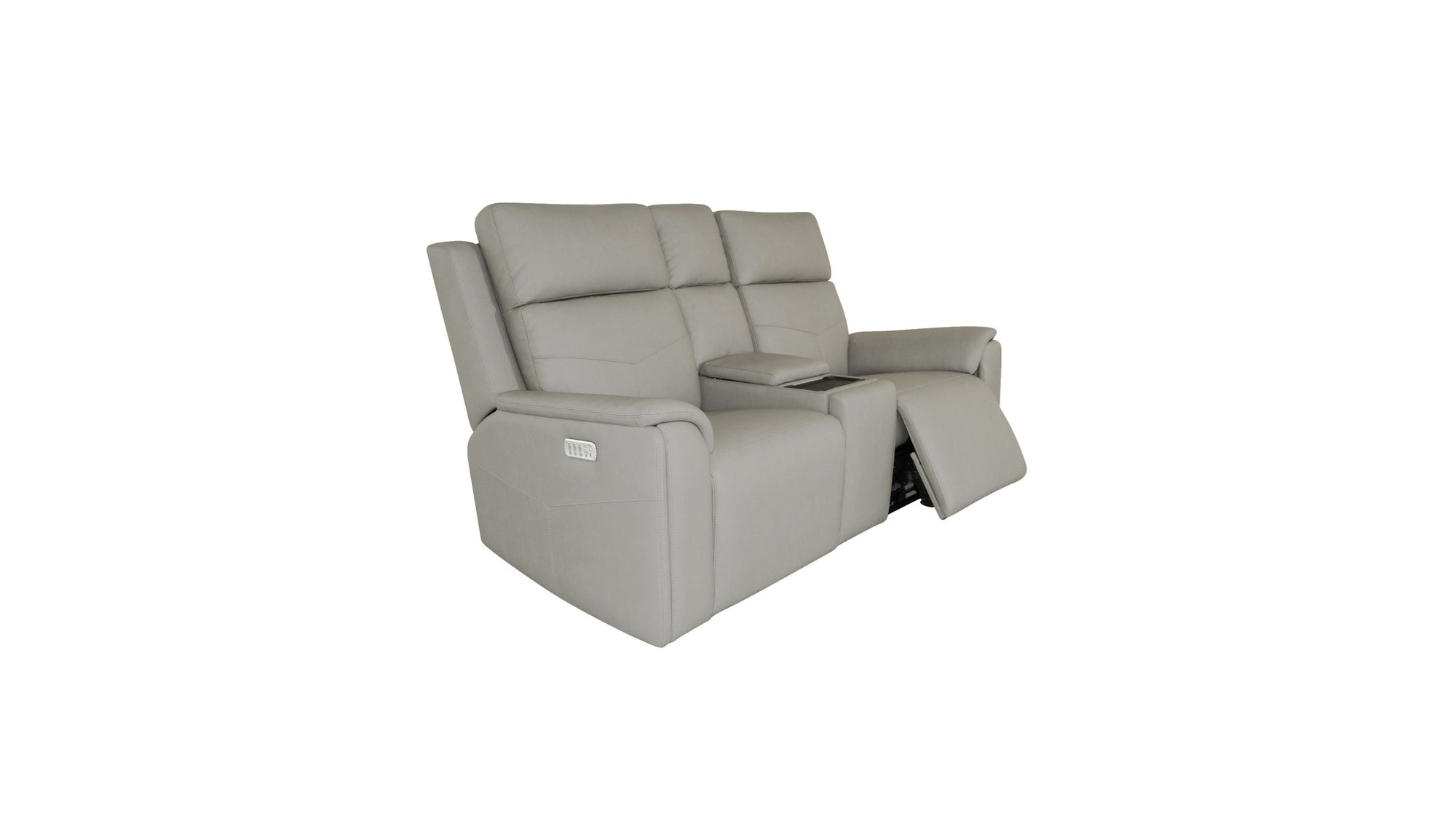 Vernon - Power Reclining Loveseat With Console, Power Headrests, Lumbar, Heat & Massage