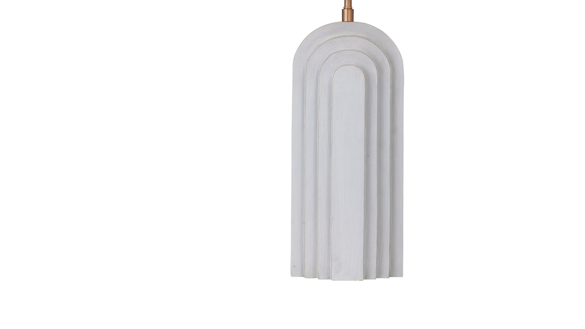 Witham - Table Lamp - Light Cement With Gold Highlights
