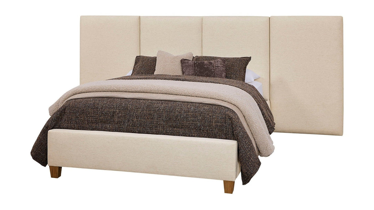 Joinery - Upholstered Wall Bed - Natural Oak