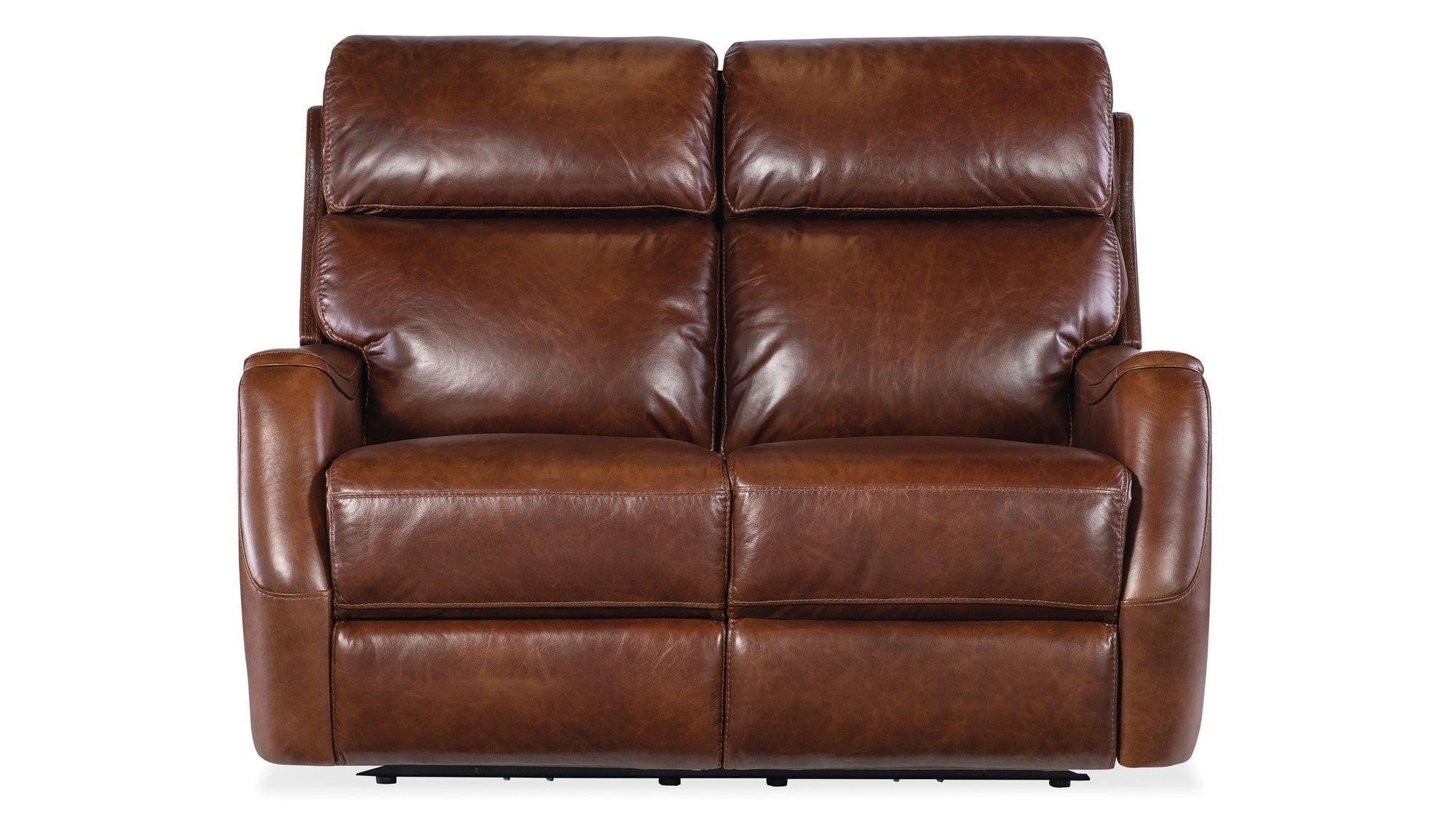 MS - Harlan Zero Gravity Power Loveseat With Power Headrest - Dark Brown