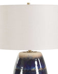 Orleans - Glaze Table Lamp - Blue