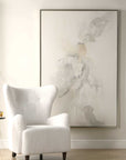 Evaporate - Abstract Art - Brown / Gray / Silver / Woodtone