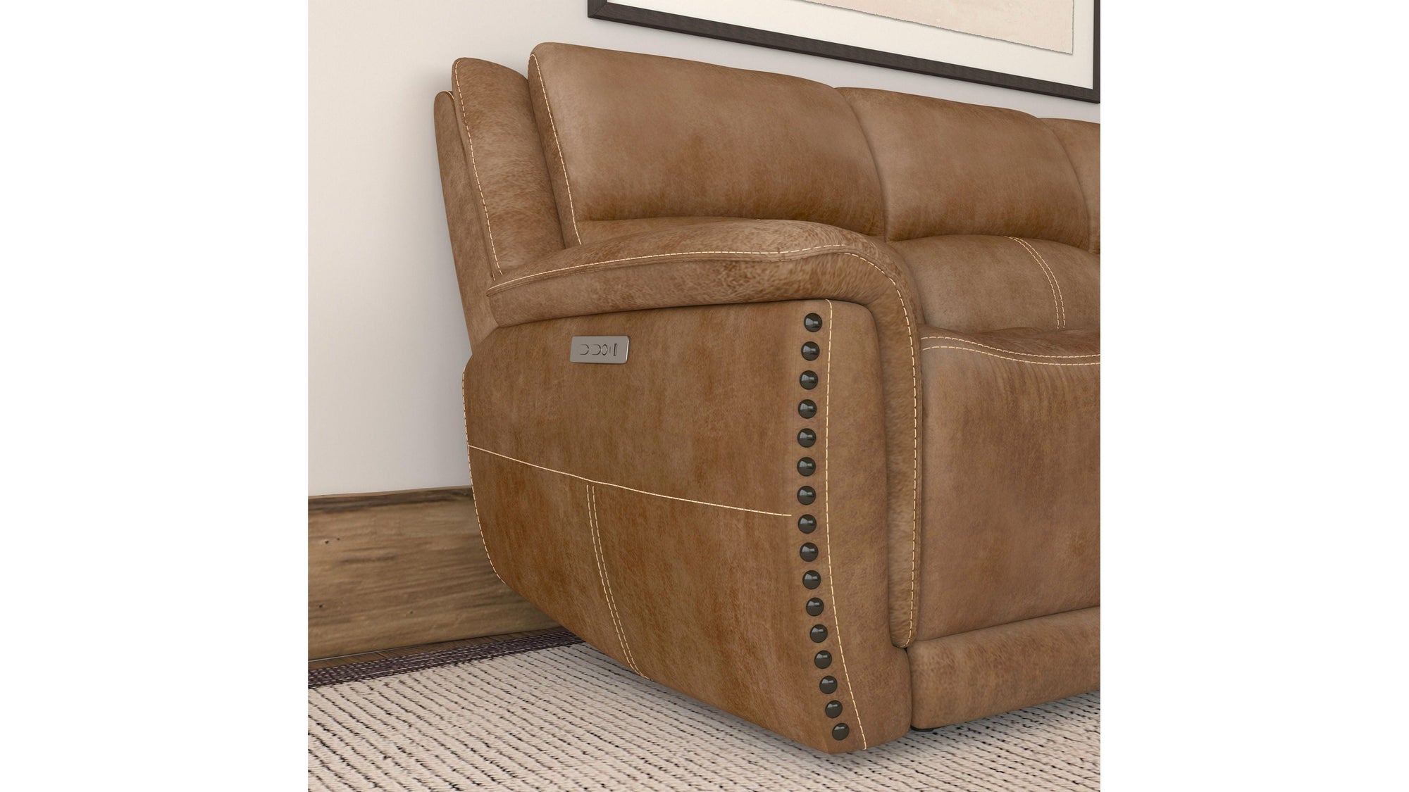 Beau - Power Reclining Sofa With Power Headrests