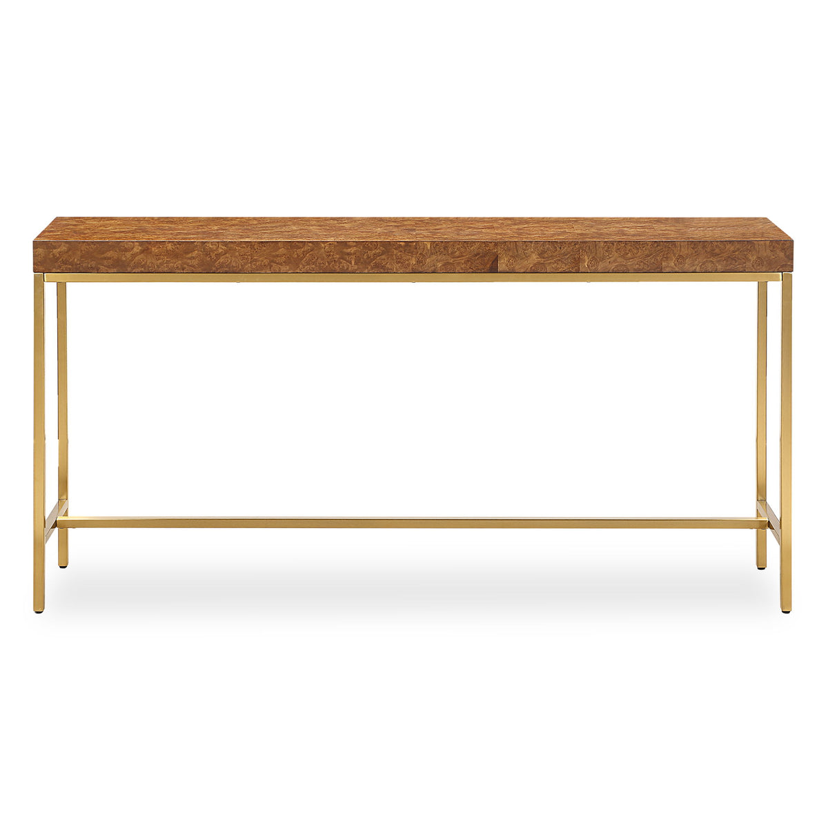 Moran - Burl Console Table - Light Brown