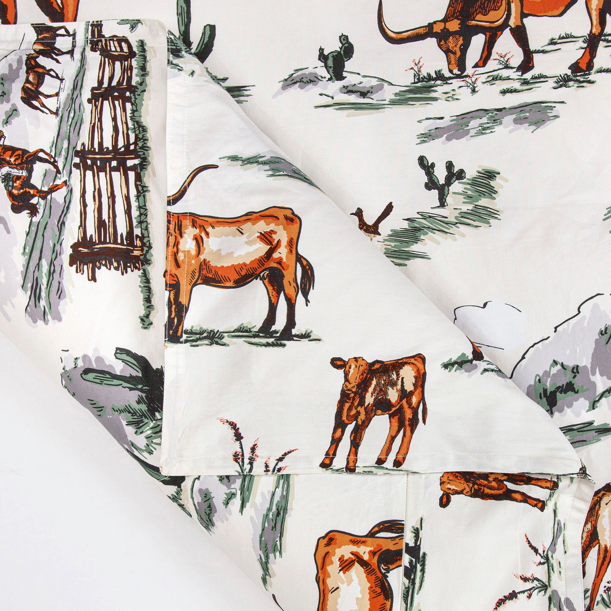 Ranch Life - Queen Reversible Duvet Cover Set (Set of 3) - Duffle Bag