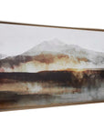 Splash Of Land - Framed Canvas