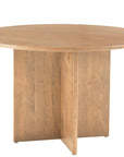 Crafted Cherry - Round Dining Table With Wood Pedestal