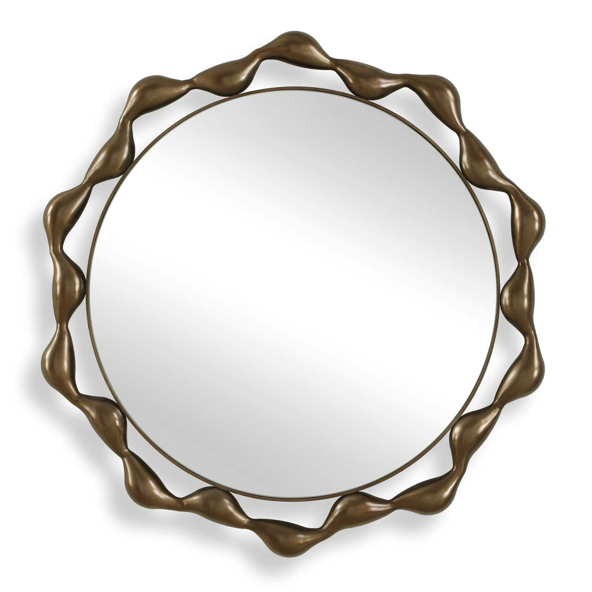 Remolino - Round Mirror - Bronze