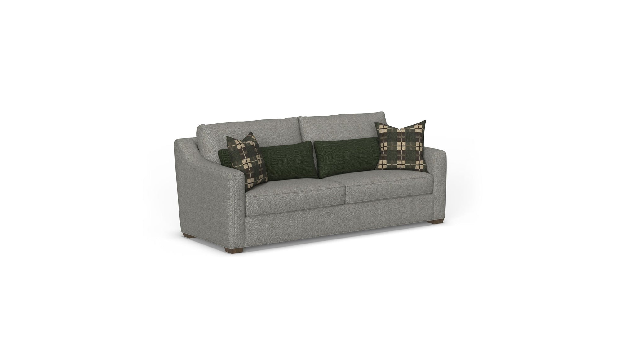 Milo - Fabric Two- Fabric Cushion Sofa