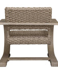 Rehema - Outdoor Wicker Lounge Chair - Gray
