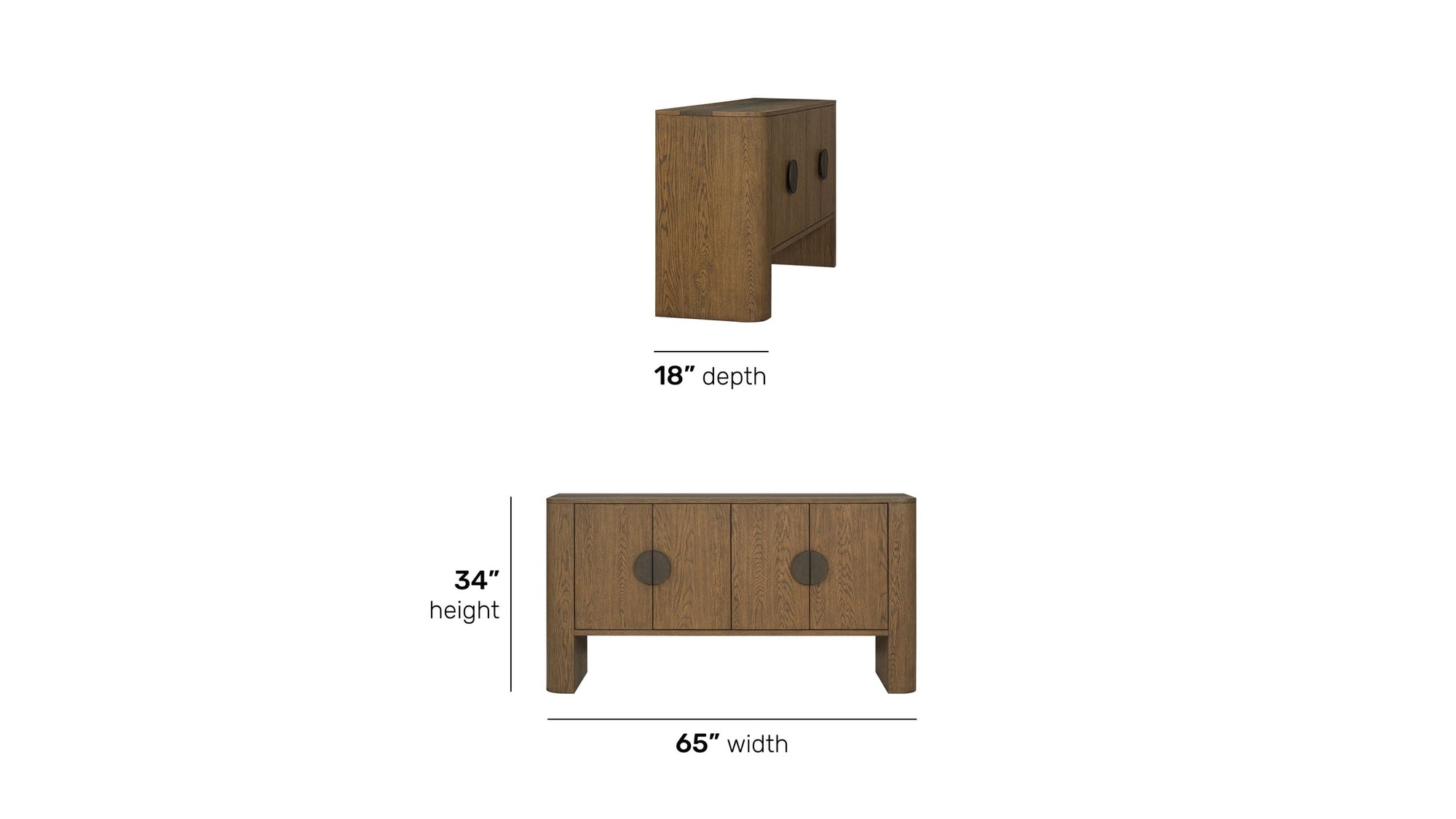 Lyra - Buffet - Light Brown