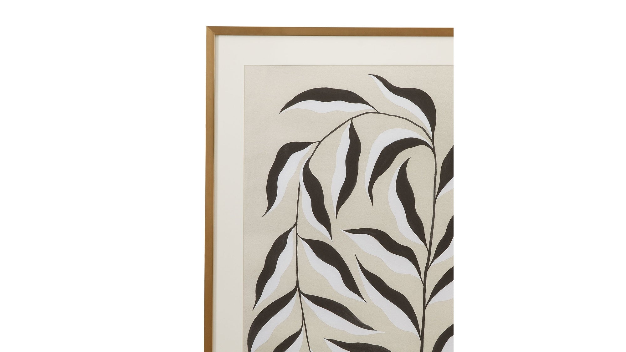Emerging Weeds II Framed Print - Gray