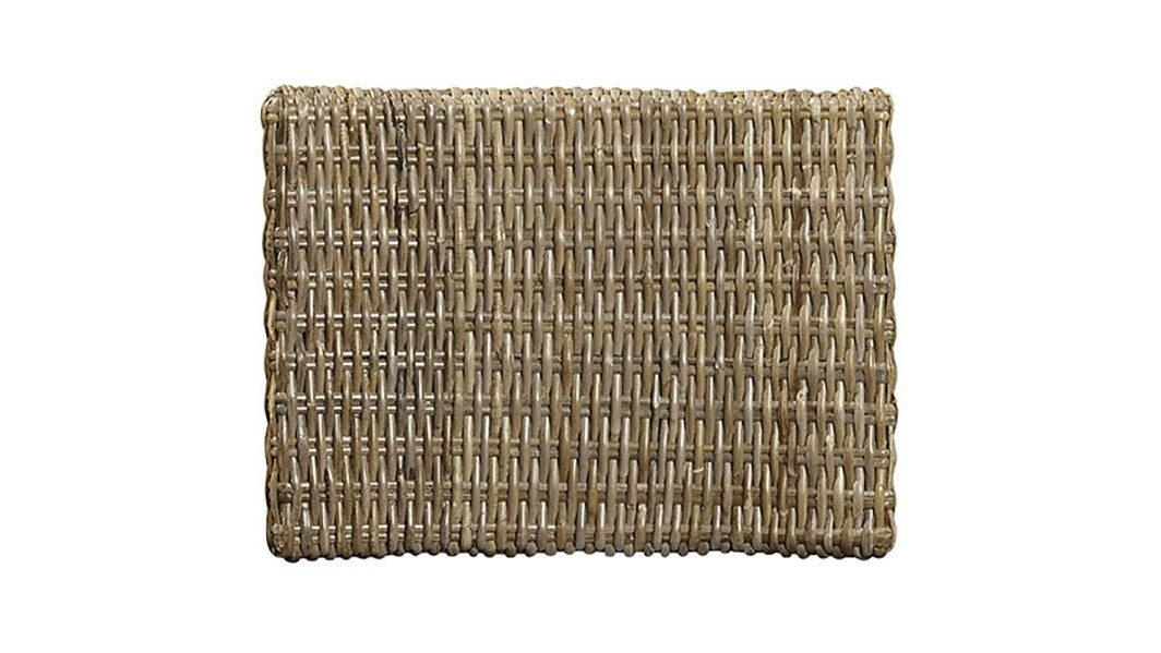 Country - Woven Kubu Counter Stool - Brown